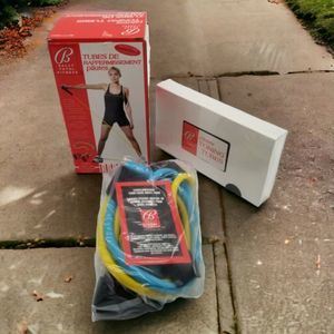 Bally Total Fitness 2003 Pilates Toning Tubes VHS Video Tape in Box NIB NWT